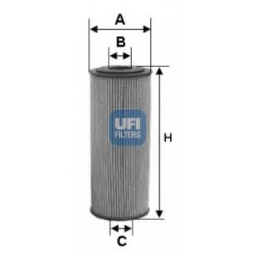 Filtre - Filtru ulei UFI 25.155.00