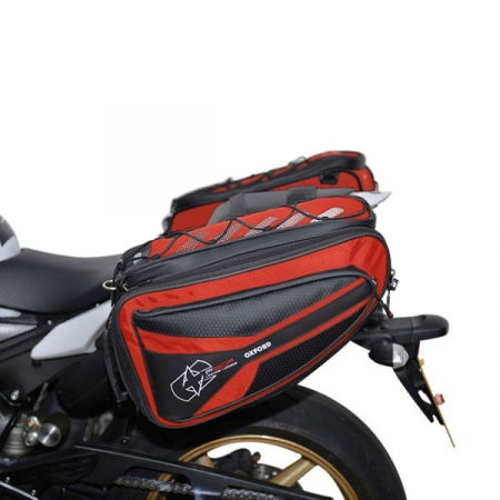 Genti bagaje moto - Geanta Laterala Moto Rosu 50L Oxford OL316