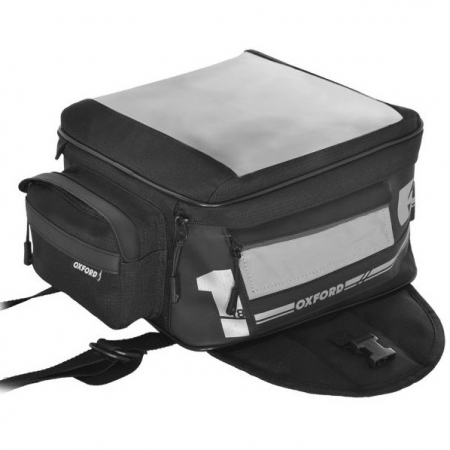 Genti bagaje moto - Geanta Rezervor Moto Negre / Gri 18L Oxford OL441