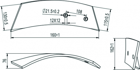 HammersMade HA0860 - Cormana suplimentara dreapta pt. Lemken echivalent 3470860 [1]