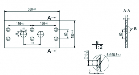 HammersMade HA1508 - Plaz stanga/dreapta pt. Lemken echivalent 3411508 [1]