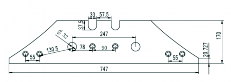 HammersMade HA3609 - Plaz lung stanga/dreapta pt. Kverneland echivalent 073609 [1]