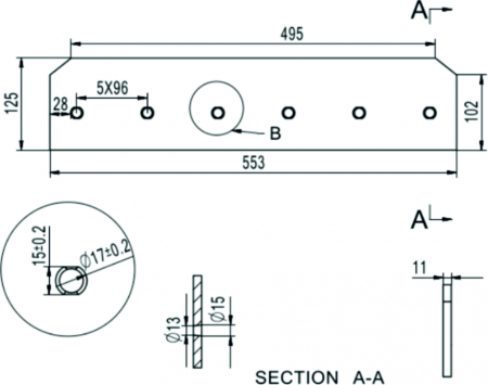 HammersMade HA9140 - Plaz lung pt. Kuhn echivalent 279140 [1]