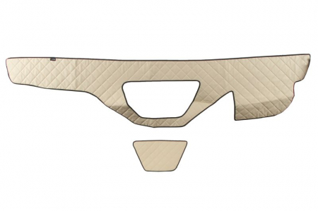 Material pentru plansa de bord - Husa bord compatibila cu DAF XF 105 (01.2006-12.2013) si DAF XF 106 01.2014+, Crem
