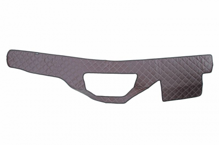 Material pentru plansa de bord - Husa bord compatibila cu DAF XF 105 (01.2006-12.2013) si DAF XF 106 01.2014+, Maro