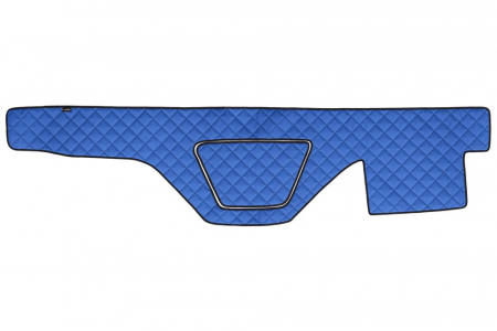 Material pentru plansa de bord - Husa bord compatibila cu DAF XF 105 (01.2006-12.2013) si DAF XF 106 01.2014+, Albastru