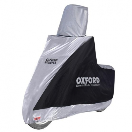 Huse moto - Husa Moto Exterior Oxford Aquatex Highscrreen Scootes Cover Argintiu Marimea S CV216