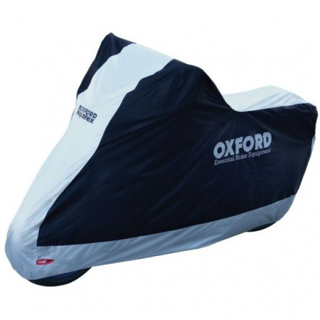 Huse moto - Husa Moto Exterior Oxford Aquatex Noua Argintiu Marimea XL CV206