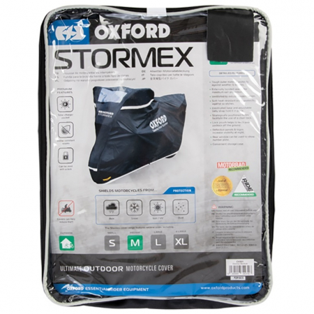 Huse moto - Husa Moto Exterior Oxford Stormex New Negru Marimea XL CV333