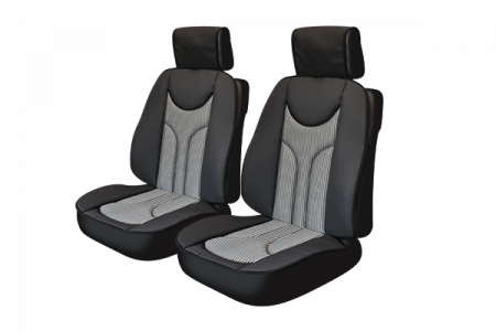 Huse scaune auto - Huse Scaun Anatomic Negru - Set 2 Buc