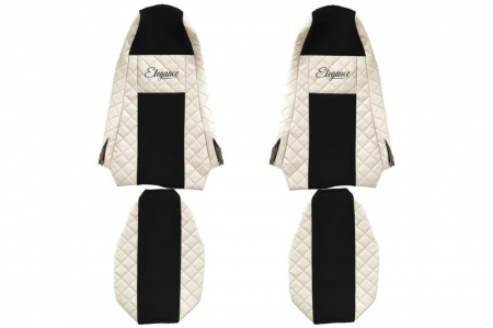 Husa scaun - Huse scaune compatibile cu Scania R , G , P (01.2011-12.2016) Streamline, Crem