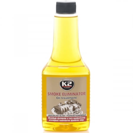 Uleiuri si Lichide Auto - K2 Aditiv Ulei Reducere Fum Smoke Eliminator 355ML T351