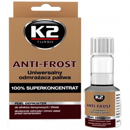 Uleiuri si Lichide Auto - K2 Anti Frost Solutie Anti Inghet Combustibil 50ML T313