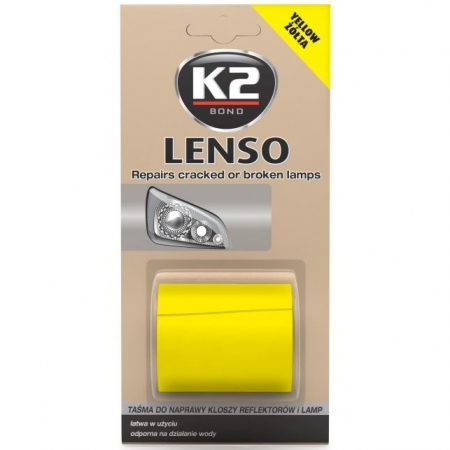 Intretinere auto - K2 Banda Reparat Lampi Auto Lenso Galben B341
