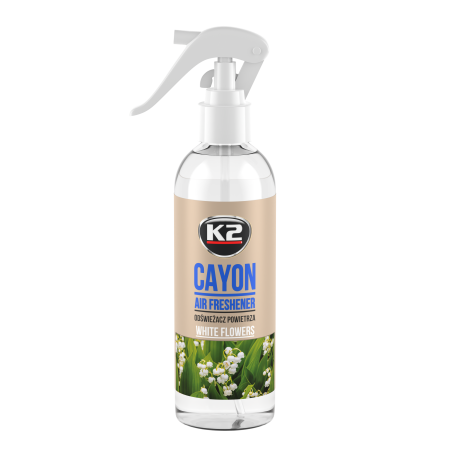 Odorizanti auto - K2 Cayon Odorizant Cu Pulverizator Fresh White Flowers 250ML M117FC