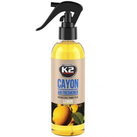 Intretinere auto - K2 Cayon Odorizant Cu Pulverizator Lemon 250ML M117L