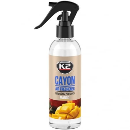 Intretinere auto - K2 Cayon Odorizant Cu Pulverizator Mango 250ML M117MG