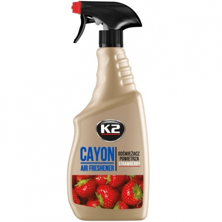 Intretinere auto - K2 Cayon Odorizant Spray Strawberry 700ML M115SM