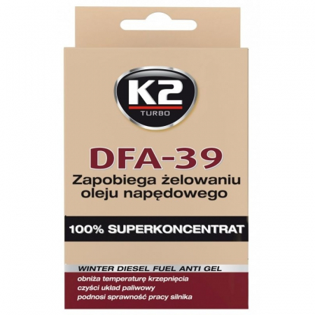 Uleiuri si Lichide Auto - K2 DFA-39 Solutie Anti Inghet Combustibil Diesel -39°C 50ML T310