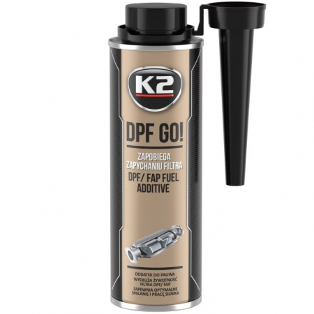 Aditivi combustibil - K2 DPF GO! Aditiv Combustibil Diesel Curatat Filtru Particule 250ML T319