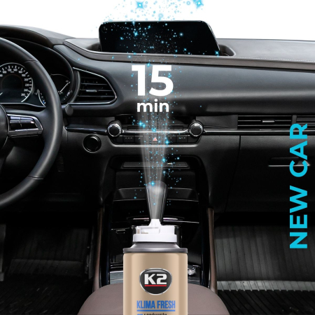 K2 KLIMA FRESH 150ml Spray curatat si dezinfectat aer cond.NEW CAR [1]