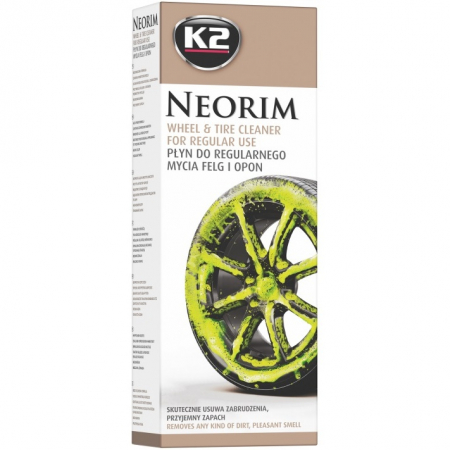 Intretinere auto - K2 Neorim Solutie Curatat Jante Si Anvelope Cu Martor Neon 700ML G177
