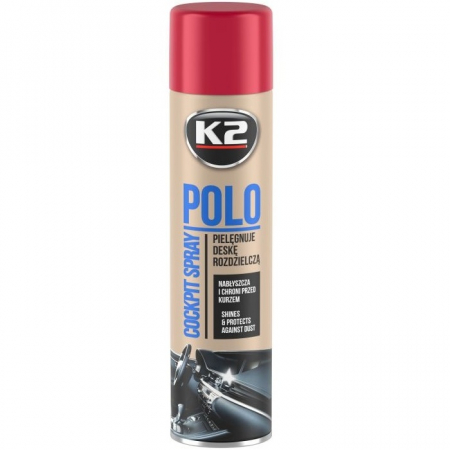 Intretinere auto - K2 Polo Cockpit Spray Silicon Bord Cirese 600ML K406WI
