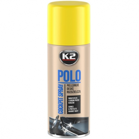 Intretinere auto - K2 Polo Cockpit Spray Silicon Bord Lamaie 400ML K404CY