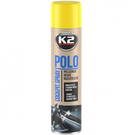 Intretinere auto - K2 Polo Cockpit Spray Silicon Bord Lamaie 600ML K406CY
