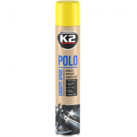 Intretinere auto - K2 Polo Cockpit Spray Silicon Bord Lamaie 750ML K407CY