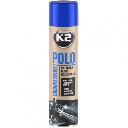 Intretinere auto - K2 Polo Cockpit Spray Silicon Bord Lavanda 600ML K406LA