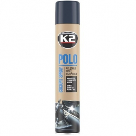 Intretinere auto - K2 Polo Cockpit Spray Silicon Bord Man 750ML K407MA