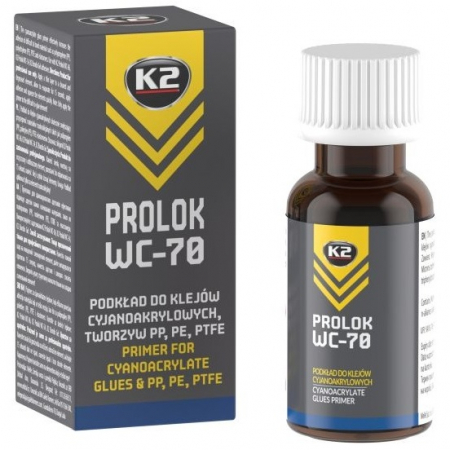 Intretinere auto - K2 Prolock WV-70 Grund Pentru Adeziv Cianoacrilat 20G WC70