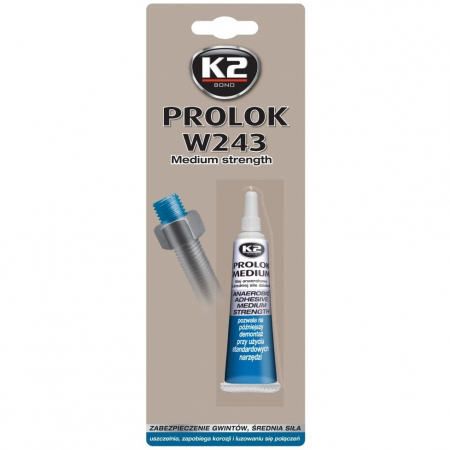 Intretinere auto - K2 Solutie Blocat Suruburi Albastru Prolock Medium 6ML B150