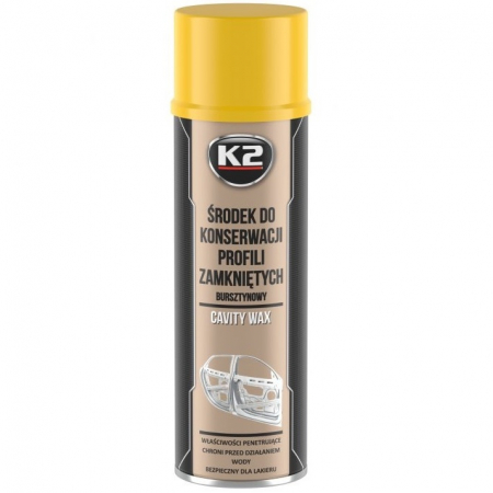 Intretinere auto - K2 Spray Cavity Wax Ceara Cavitati Conservare Caroserie Cavity Wax 500ML L330
