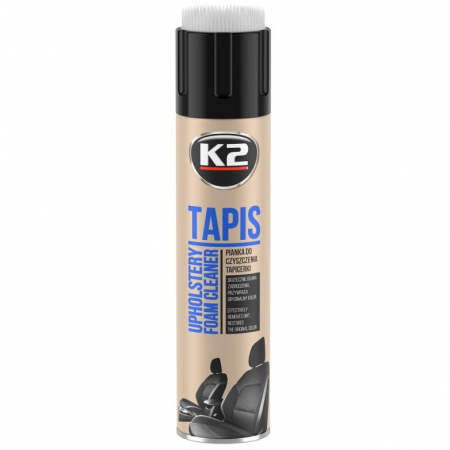 Intretinere auto - K2 Spray Curatat Tapiterie Tapis Cu Perie 600ML K206B