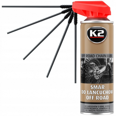 Intretinere auto - K2 Spray Lubrifiant Lant Chain Lube Off Road 500ML W140