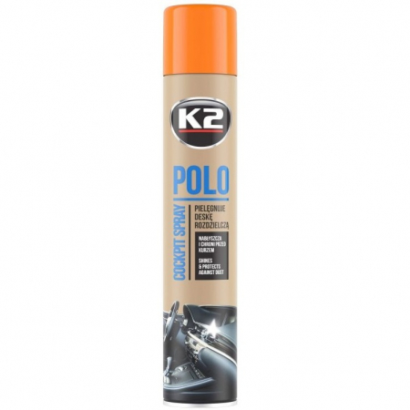 Materiale plastice - K2 Spray Silicon Polo Cockpit Piersica 750ML K407BR0