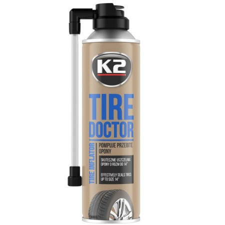Intretinere auto - K2 Spray Umflat Roata Tire Doktor 400ML B310