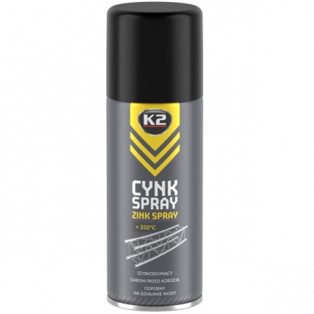 Intretinere auto - K2 Spray Zinc Anticoroziv 350°C 400ML L350