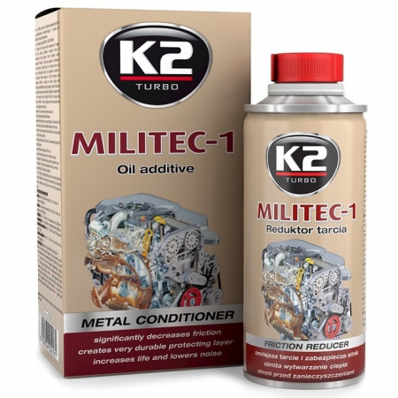 Uleiuri si Lichide Auto - K2 Tratament Motor Aditiv Ulei Militec-1 250ML T380