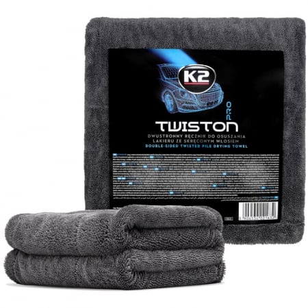 Intretinere auto - K2 Twiston Pro Laveta Prosop Microfibra Uscat Auto 60x90cm 1200 g/m² D0225