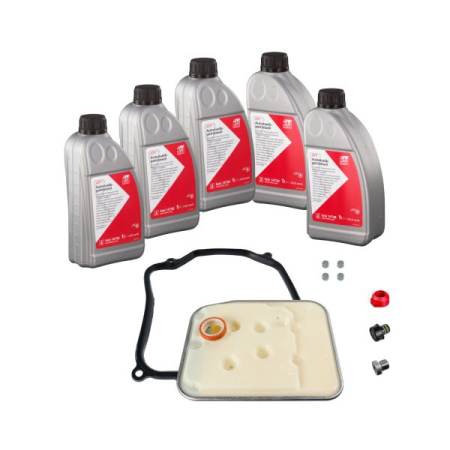 Piese auto - Kit schimb ulei cutie automata AG4 / 01M FEBI 5L – VW Golf 4, Audi A3 8L, Skoda Octavia 1