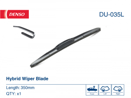 Lamela stergator DENSO Hybrid DU-035L, lungime 350 mm, lama stergator hibrida [1]