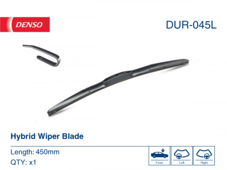 Lamela stergator DENSO Hybrid DUR-045L, lungime 450 mm, lama stergator hibrida [1]