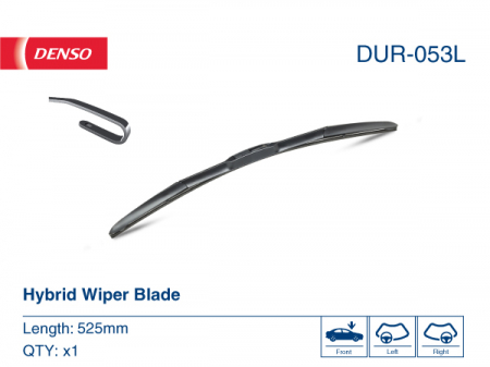 Lamela stergator DENSO Hybrid DUR-053L, lungime 525 mm, dreapta, lama stergator hibrida [1]