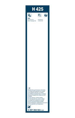 Lamela stergator luneta BOSCH Twin Rear H425 3397004561, lungime 425 mm [2]