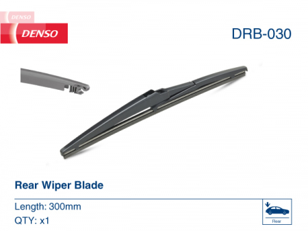 Lamela stergator luneta DENSO Rear DRB-030, lungime 300 mm, standard [1]