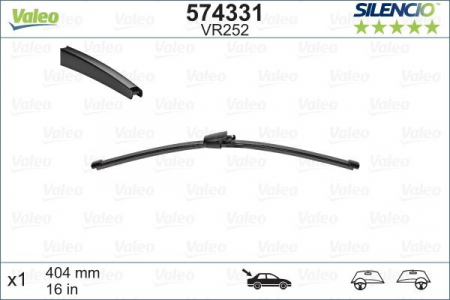 Lamela stergator spate VALEO SILENCIO X.TRM REAR 574331, lungime 405 mm [1]