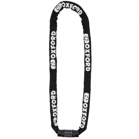 Antifurt - Lant Antifurt Moto Cu Cifru Oxford Combi Chain8 8mm Square Otel Negru LK119